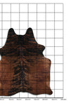 Premium Handcrafted Cowhide Rug With Hair On Leather Finish For Contemporary Living