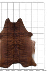 Genuine Brazilian Cowhide Rug 8.5 By 7.5 Feet Hair On Leather Decor