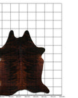 Premium Handcrafted Cowhide Rug With Hair On Leather Finish For Contemporary Living