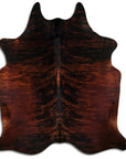 8 Ft X 7 Ft Genuine Brazilian Cowhide Skin Rug by Hilason | Hair-On Leather Home Décor Carpet