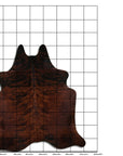 8 Ft X 7 Ft Genuine Brazilian Cowhide Skin Rug by Hilason | Hair-On Leather Home Décor Carpet