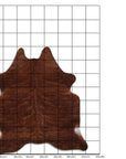 8 Ft X 7 Ft Genuine Brazilian Cowhide Skin Rug by Hilason | Hair-On Leather Home Décor Carpet