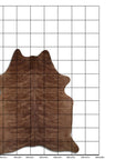 Genuine Brazilian Cowhide Rug 8.5 By 7.5 Feet Hair On Leather Decor