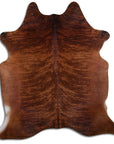 8 Ft X 7 Ft Genuine Brazilian Cowhide Skin Rug by Hilason | Hair-On Leather Home Décor Carpet