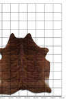 7.5 Ft X 6.5 Ft Genuine Brazilian Cowhide Skin Rug by Hilason | Hair-On Leather Home Décor Carpet