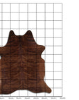 Genuine Brazilian Cowhide Rug 8.5 By 7.5 Feet Hair On Leather Decor