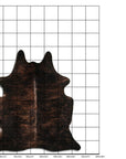Premium Handcrafted Cowhide Rug With Hair On Leather Finish For Contemporary Living