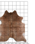 Genuine Brazilian Cowhide Rug 8.5 By 7.5 Feet Hair On Leather Decor