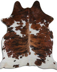 7.5 Ft X 6.5 Ft Genuine Brazilian Cowhide Skin Rug by Hilason | Hair-On Leather Home Décor Carpet