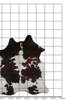 7.5 Ft X 6.5 Ft Genuine Brazilian Cowhide Skin Rug by Hilason | Hair-On Leather Home Décor Carpet