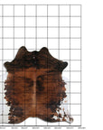 7 Ft X 7 Ft Genuine Brazilian Cowhide Skin Rug by Hilason | Hair-On Leather Home Décor Carpet