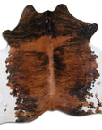 7 Ft X 7 Ft Genuine Brazilian Cowhide Skin Rug by Hilason | Hair-On Leather Home Décor Carpet