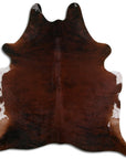 8 Ft X 7 Ft Genuine Brazilian Cowhide Skin Rug by Hilason | Hair-On Leather Home Décor Carpet