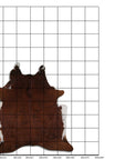 7 Ft X 6 Ft Genuine Brazilian Cowhide Skin Rug by Hilason | Hair-On Leather Home Décor Carpet