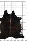 Genuine Brazilian Cowhide Rug 8.5 By 7.5 Feet Hair On Leather Decor