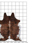 Premium Handcrafted Cowhide Rug With Hair On Leather Finish For Contemporary Living