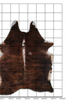 9 Ft X 7 Ft Genuine Brazilian Cowhide Skin Rug by Hilason | Hair-On Leather Home Décor Carpet