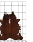 8.5 Ft X 7 Ft Genuine Brazilian Cowhide Skin Rug by Hilason | Hair-On Leather Home Décor Carpet