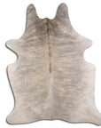 Premium Handcrafted Cowhide Rug With Hair On Leather Finish For Contemporary Living