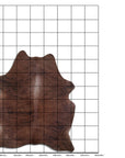 7.5 Ft X 6 Ft Genuine Brazilian Cowhide Skin Rug by Hilason | Hair-On Leather Home Décor Carpet