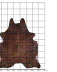 8.5 Ft X 7 Ft Genuine Brazilian Cowhide Skin Rug by Hilason | Hair-On Leather Home Décor Carpet