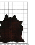 7.5 Ft X 7 Ft Genuine Brazilian Cowhide Skin Rug by Hilason | Hair-On Leather Home Décor Carpet