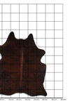 8 Ft X 6 Ft Genuine Brazilian Cowhide Skin Rug by Hilason | Hair-On Leather Home Décor Carpet