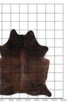 8 Ft X 6 Ft Genuine Brazilian Cowhide Skin Rug by Hilason | Hair-On Leather Home Décor Carpet
