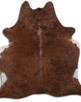 7.5 Ft X 6.5 Ft Genuine Brazilian Cowhide Skin Rug by Hilason | Hair-On Leather Home Décor Carpet