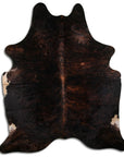 9 Ft X 7.5 Ft Genuine Brazilian Cowhide Skin Rug by Hilason | Hair-On Leather Home Décor Carpet