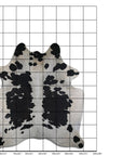 8 Ft X 7 Ft Genuine Brazilian Cowhide Skin Rug by Hilason | Hair-On Leather Home Décor Carpet
