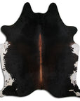 8 Ft X 7 Ft Genuine Brazilian Cowhide Skin Rug by Hilason | Hair-On Leather Home Décor Carpet
