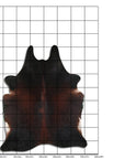 8 Ft X 7 Ft Genuine Brazilian Cowhide Skin Rug by Hilason | Hair-On Leather Home Décor Carpet