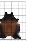 Premium Handcrafted Cowhide Rug With Hair On Leather Finish For Contemporary Living