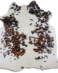7.5 Ft X 6.5 Ft Genuine Brazilian Cowhide Skin Rug by Hilason | Hair-On Leather Home Décor Carpet