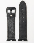 American Darling ADWAM106 Beautifully Hair-On Genuine American Leather I watch Strap Men and Women Unisex