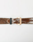 American Darling ADWAM107 Beautifully Hair-On Genuine American Leather I watch Strap Men and Women Unisex