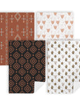 Baha Ranch Highlands Southwest Set of 4 Kitchen Dish Towels Made in America
