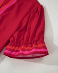 Luciana Ruffled Short Sleeve Blouse