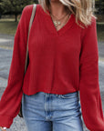 Evelyn Knit Drop Shoulder Sweater