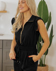Azariah Drawstring Elastic Waistband Jumpsuit
