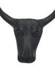 Durable Portable Steer Head Featuring Eleven Inch Horn Spread And Stakes Included