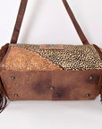 ADBG608A American Darling Hand Tooled Hair On Genuine Leather Women Bag Western Handbag Purse