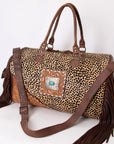 ADBG608A American Darling Hand Tooled Hair On Genuine Leather Women Bag Western Handbag Purse