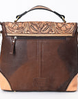 ADBGA338 American Darling Hand Tooled Hair On Genuine Leather Women Bag Western Handbag Purse
