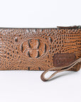American Darling Crocodile Embossed Genuine Leather Women Bag Western Handbag Purse