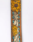 American Darling ADBLF204-L Beautifully Hand Tooled Genuine American Leather Belt Men and Women