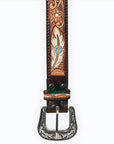 American Darling Beautifully Hand Tooled Genuine American Leather Belt Men and Women