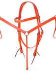 HILASON Western Horse Biothane Leather Headstall & Breast Collar Set