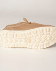 American Darling ADFT133BR12 Hand tooled carved genuine leather trim lightweight shoe footwear slip on